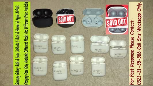 sony samsung huawei apple airpods original charging case available