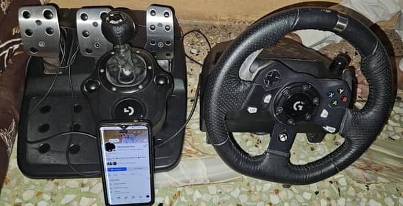 Logitech g920 force feedback steering wheel