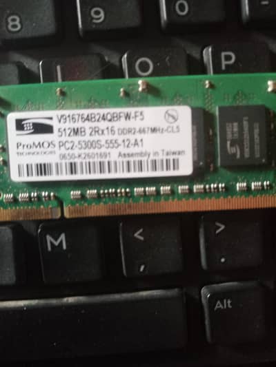 512mb DDR2/DDR3 ram for sale-Renala Khurd