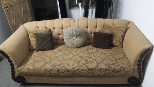 7 Seater sofa. very less used. Good condition.