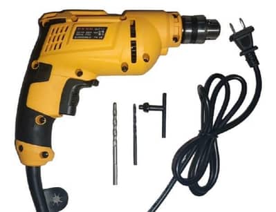 Electric drill machine with 4pcs accessories