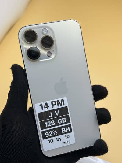 Apple iPhone 14 Pro Max Golden Jv 128 GB 92% Battery Health