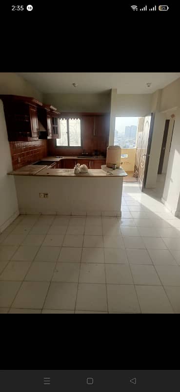 Luxuries Flat 3 Beds DD Pure West Open Road Facing In Raza Excellency In Block 7 Gulistan. e Jauhar