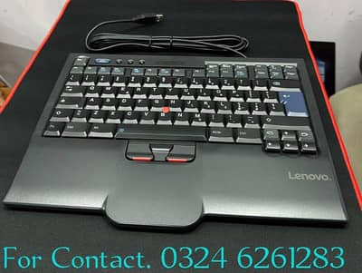 Washable Keyboard and lenovo track point keyboard wired available