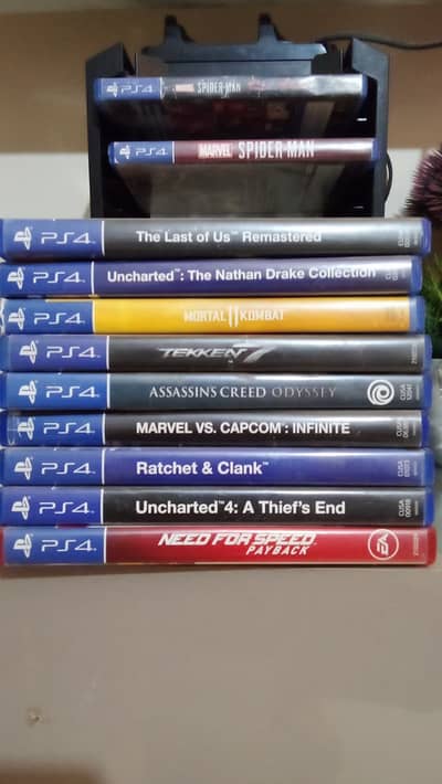 PS4 Original Discs (Mortal Kombat, Tekken, NFS & More)