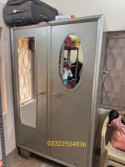 iron almari cupboard