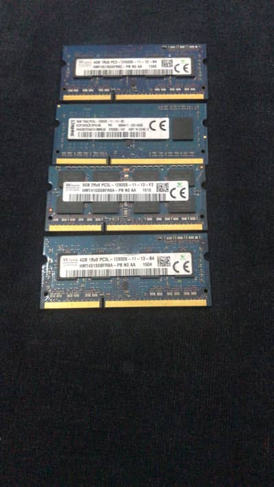 ddr3 RAM 4 and 8GB PC3L