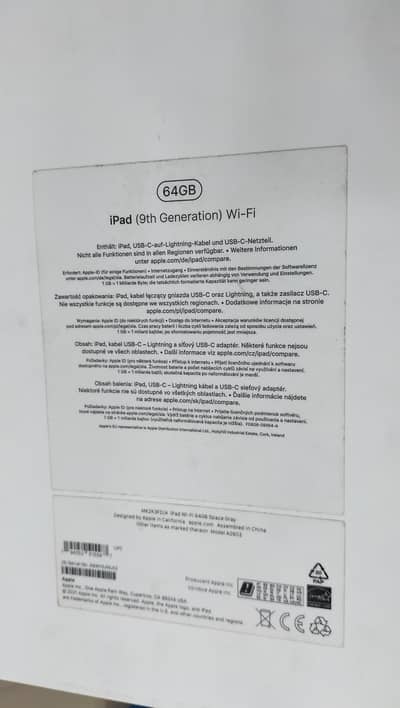 Ipad 9th generation. . . wifi only. . . 64gb