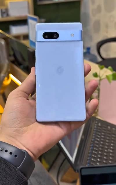 google pixel 7a blue clour 10 by 10 official pta ha