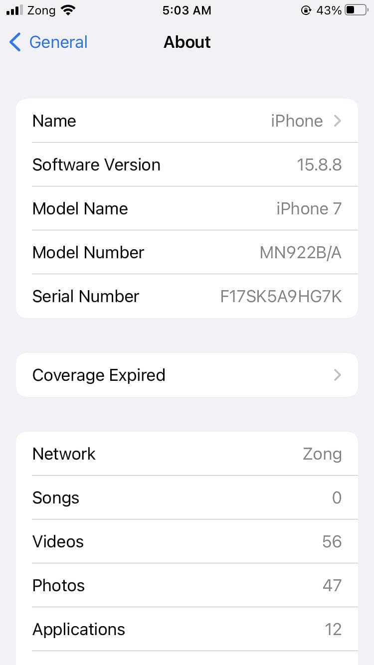 Apple iPhone 7 0