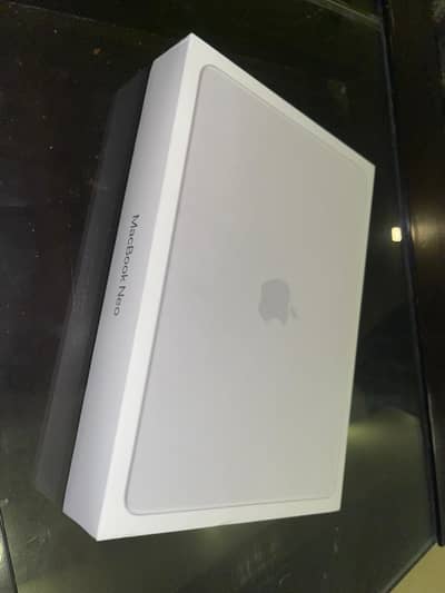Macbook Neo Silver Colour Box Packed