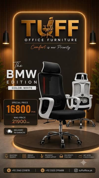 Ergonomic Chair | BMW Edition | White