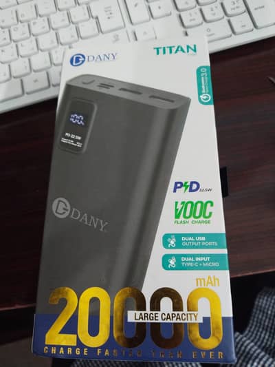 DANY TITAN Power Bank 20000MAH - Like New - With 9 Months Warranty