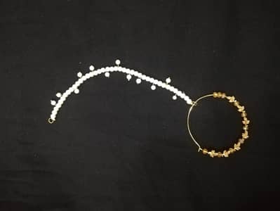 nikha nose ring with elegant design