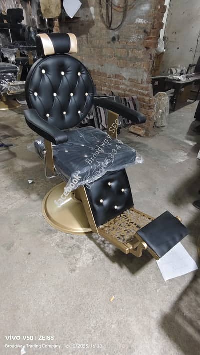 Saloon furniture Barber chairs cutting chairs shampoo unit trolley