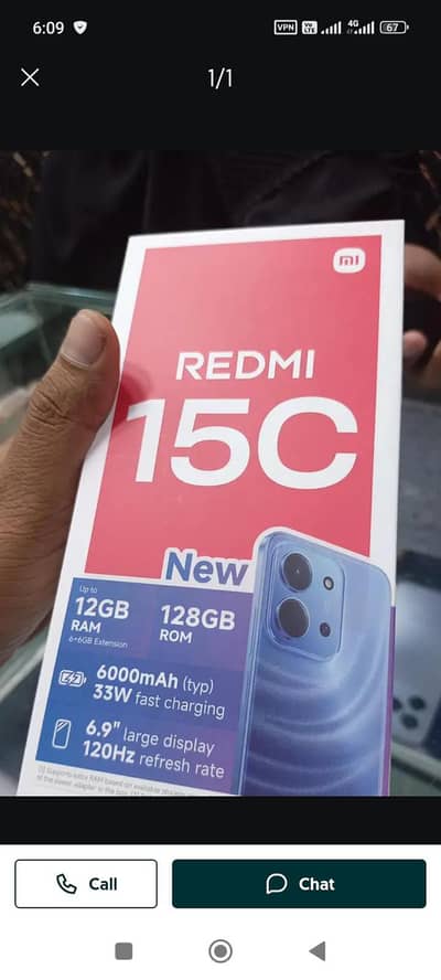 New Mobile Hy REDMI 15 C