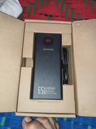 Genuine ROMOSS 65W Power Bank 40000mAh | Fast Charging | New Condition