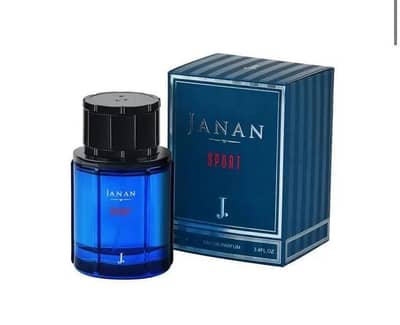 janan sport perfume 100 ml for men blue bottle