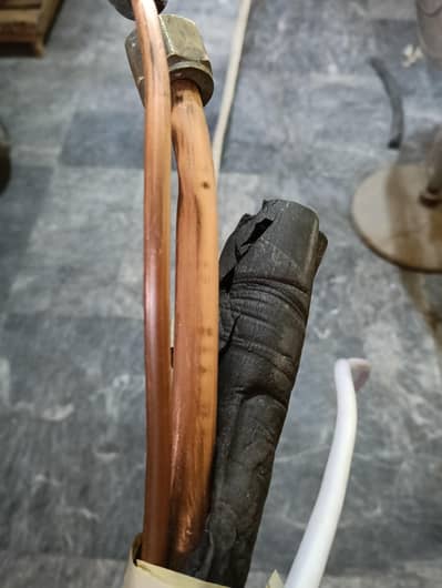 100 % copper pipes  for 1.5 ton AC with heavy electric wire