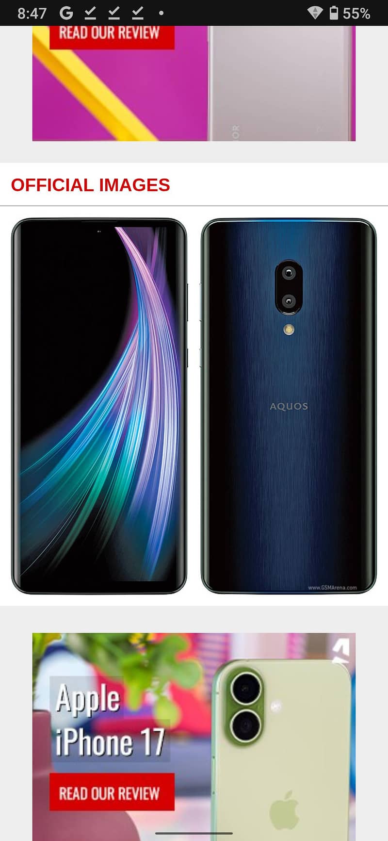 Sharp Aquos Zero 2 1