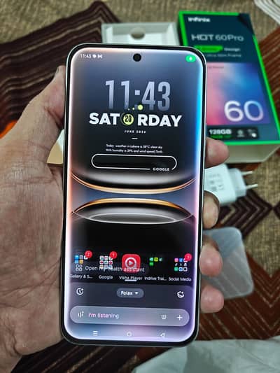 Infinix Hot 6 Pro, 8/256, 6 months warranty