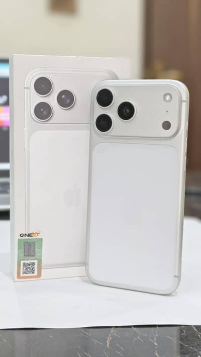 Apple iPhone 17 Pro Max available for sale in stunning Silver color.