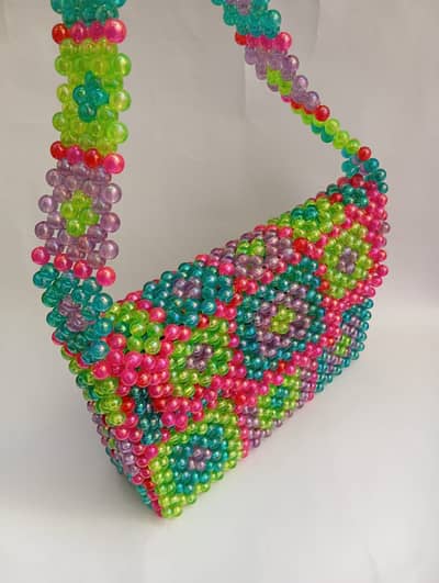 Beautiful Beaded Bag / Handmade Beaded Bag / Luxury Wedding Party Bag