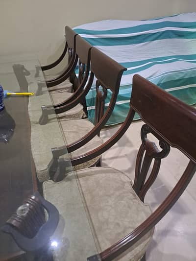 8 chair dinning table for sale Madina town sargodha