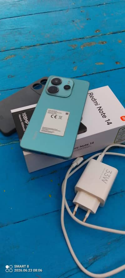 Redmi Note 14 full box 10/10 condition