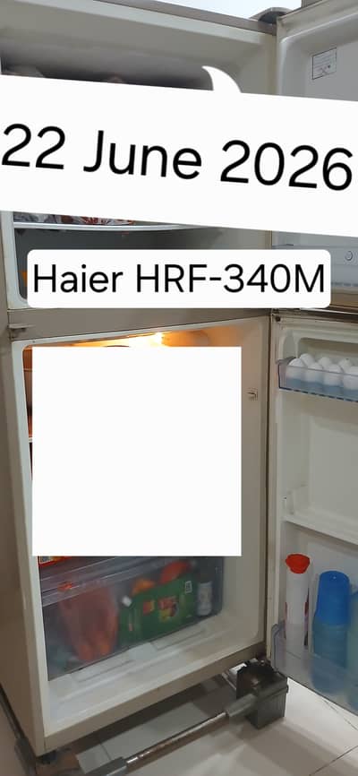 Haier HRF- 340M, double door, excellent condition