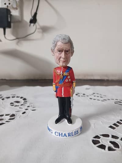 King Charles III Bobblehead statue