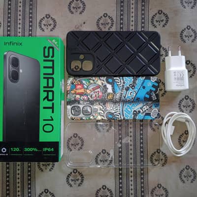 infinix smart 10_4+4/64_full box