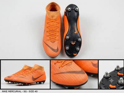 Nike Mercurial Superfly Orange Football Studs( EUR40)