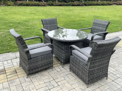 4 seater dining table set/Lawn chairs/rattan furniture/sofa chairs