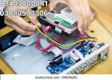 Repairing and maintenance of dvr, nvr, Cctv Camera, Networking ava