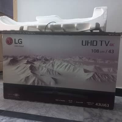 LG smart UHD TV 4k 43' made in Egypt