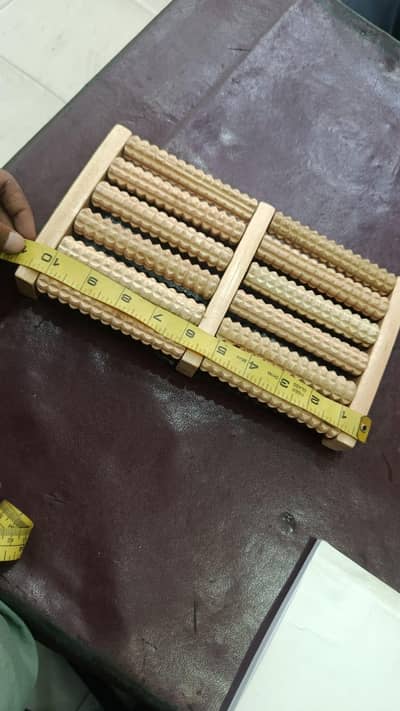 Wooden Foot Roller Massager 03122348308