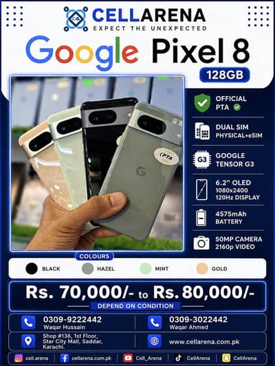 GOOGLE PIXEL 8 - CELLARENA
