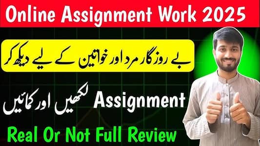 online assignment work available