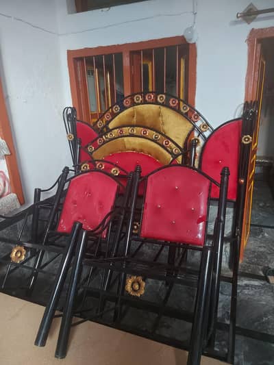 iron king size bed set for sale