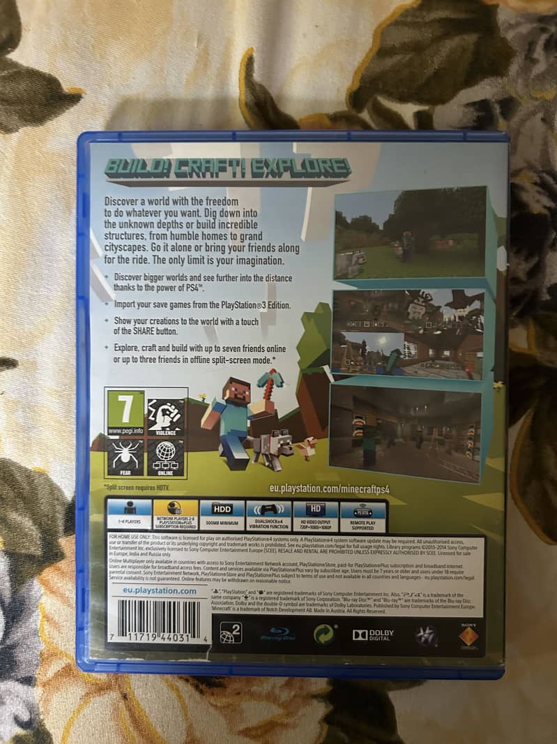 Minecraft PS-4 2