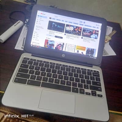 HP Chromebook with charger
