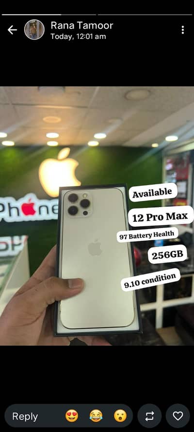 I phone 12 pro max