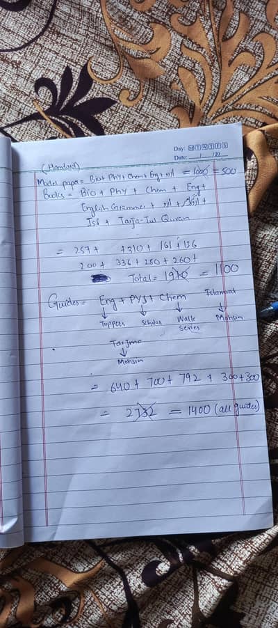 1st year books (new course )