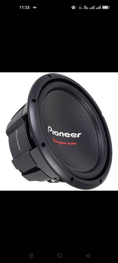 pioneer 12 . inch . . subwoofer. . . 16w. .