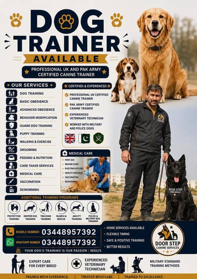 dog trainer available
