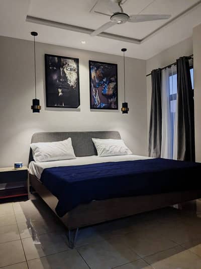 Per day 1bed ROM full furnished apartments safe and scour 100%coupe allow