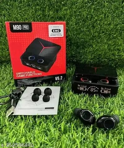 Premium M90 Pro Earbuds | Crystal Clear Sound | New Stock | COD