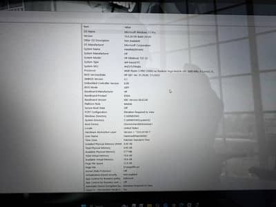 Processor	AMD Ryzen 5 PRO 2500U w/ Radeon Vega Mobile Gfx, 2000 Mhz, 4