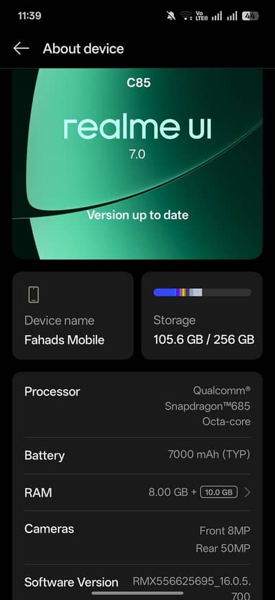 Realme Other Model Realme c85
